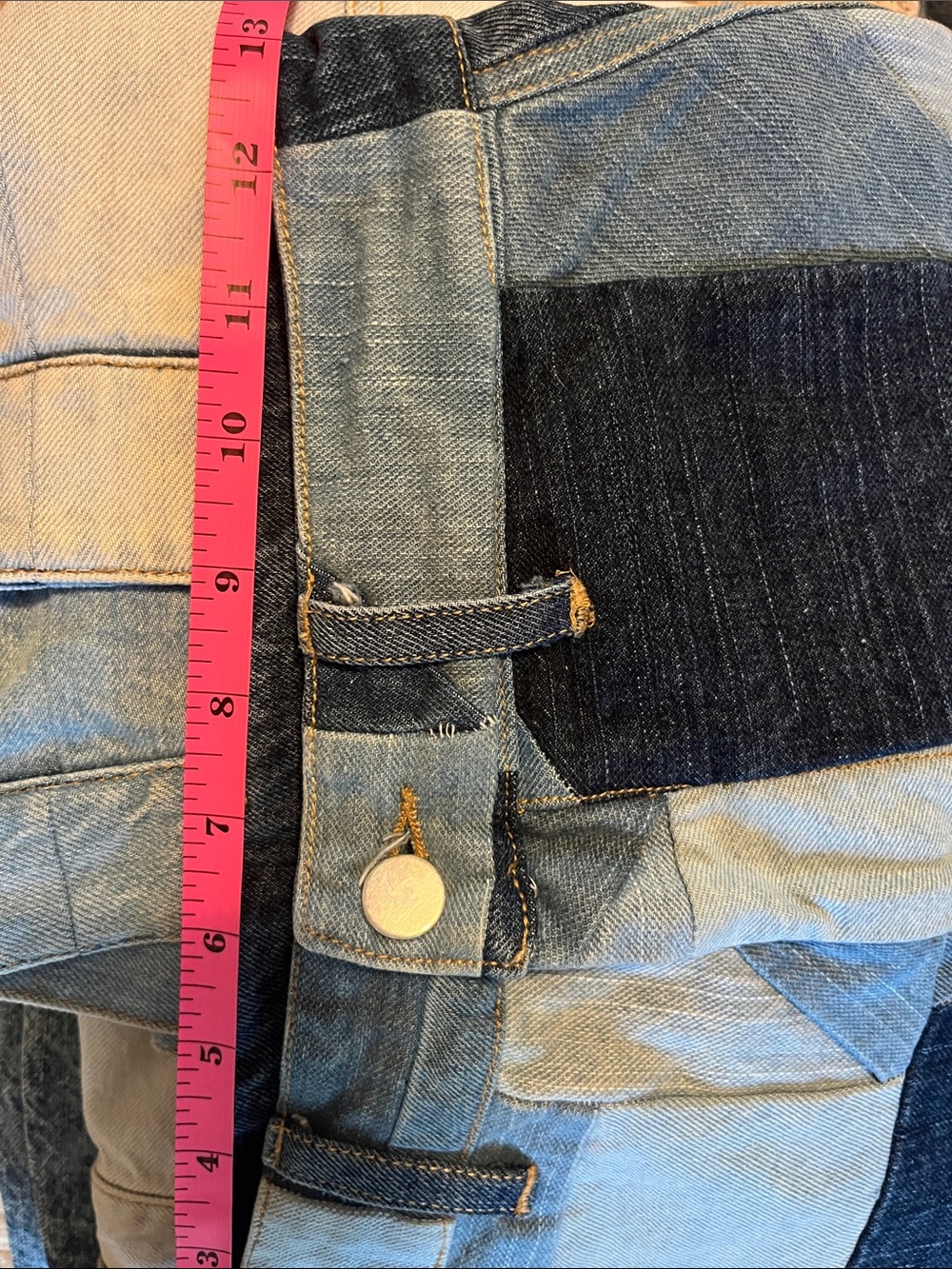 Sea New York Patchwork High-Rise Jeans - Multiple Blue Tones - Picture 6 of 6